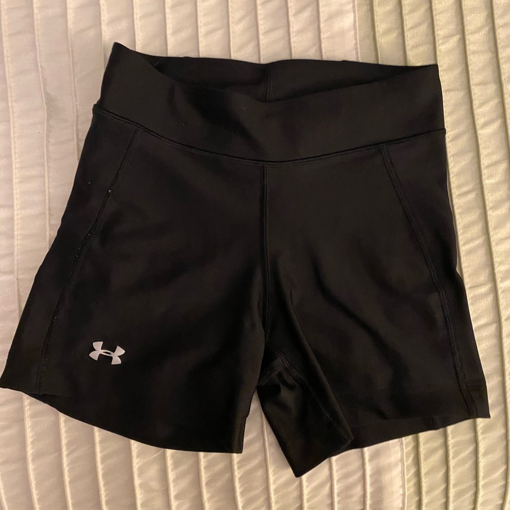Black running shorts